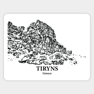 Tiryns - Greece Magnet